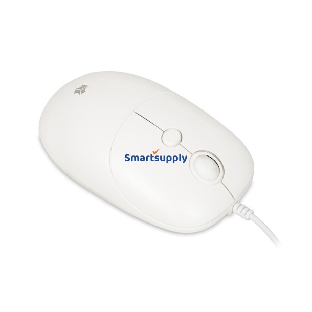 Ibox I011 Seagull Optisk Mus Med Ledning, Hvid