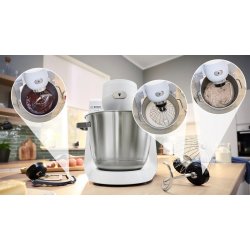 Bosch Serie 6 MUMS6EW22 foodprocessor 1600 W 5,5 L Hvid