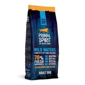 PRIMAL SPIRIT Wild Waters - halvfugtigt hundefoder - 12 kg
