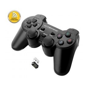 Esperanza EGG108K spil-controller Sort USB 2.0 Gamepad Analog/digital PC, Playstation 3