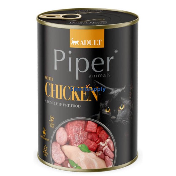 Dolina Noteci Piperdyr Med Kylling - Vdfoder Til Katte - 400G