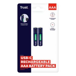 Trust 25585 Husholdningsbatteri Genopladeligt Batteri Aaa