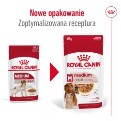 Royal Canin Shn Medium Voksen I Sauce - Vdfoder Til Voksne Hunde - 10X140g