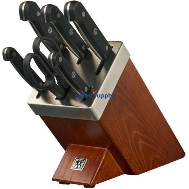 Knivest I Slibeklods Zwilling Gourmet 7 Elementer