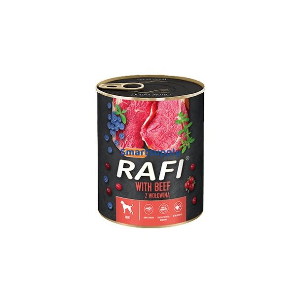 Dolina Noteci Rafi Vdfoder Til Hunde Med Oksekd, Blbr Og Tranebr - 800G