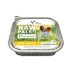 RAW PALEO Pate Mini Adult Kalkun - vdt hundefoder - 150 g