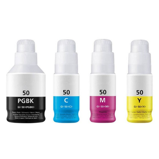 Canon GI-50 BCMY bl�krefill 4 stk 380ml kompatibel rabatpakke