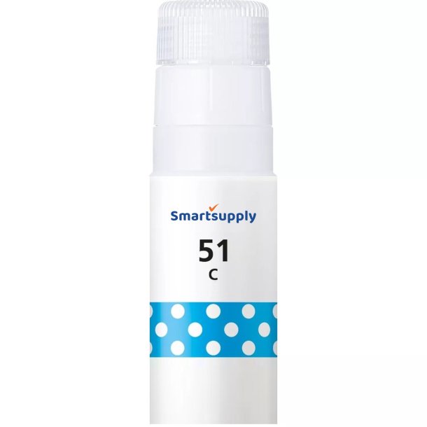 Canon GI-51C Cyan bl�kflaske refill 70ml kompatibel