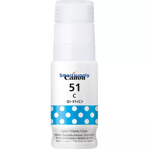 Canon GI-51C Cyan blkflaske refill 70ml original