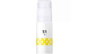 Canon GI-51Y Gul bl�kflaske refill 70ml kompatibel