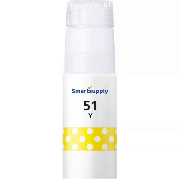 Canon GI-51Y Gul bl�kflaske refill 70ml kompatibel