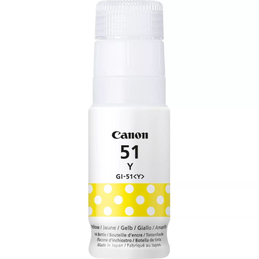 Canon GI-51Y Gul bl�kflaske refill 70ml original