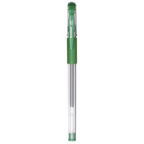 Gel ballpoint pen grn gummigreb 0,25mm - 12 stk