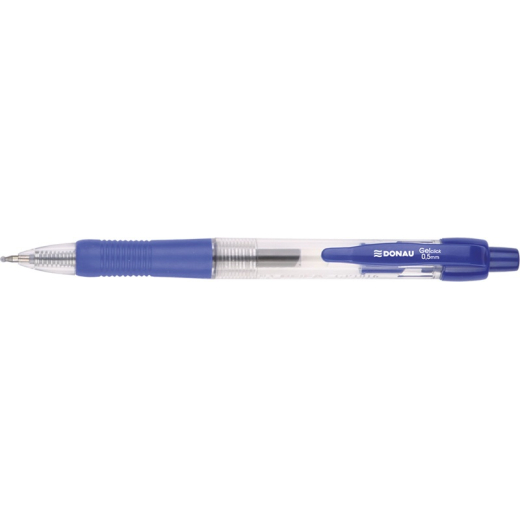 Gel kuglepen vandfast bl�k 0,25 mm bl� - 12 stk