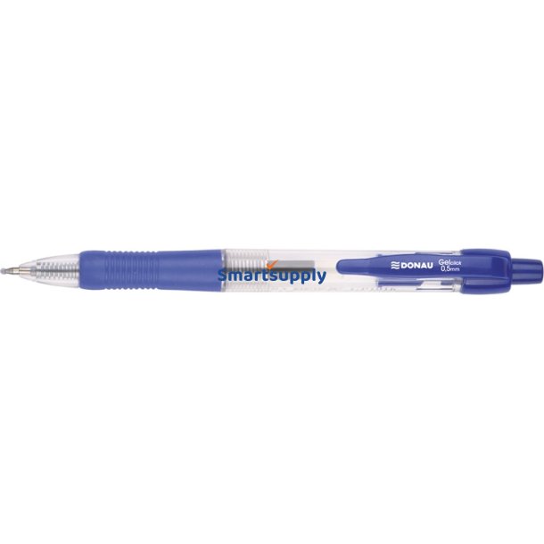 Gel kuglepen vandfast blk 0,25 mm bl - 12 stk