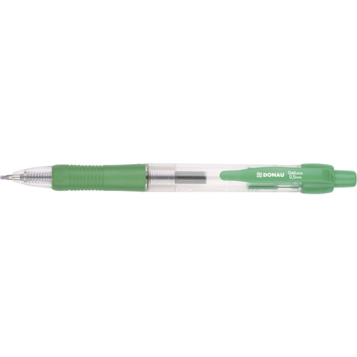Gel kuglepen vandfast bl�k 0,25 mm gr�n - 12 stk