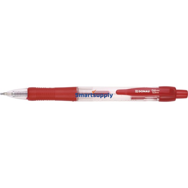 Gel kuglepen vandfast blk 0,25 mm rd - 12 stk