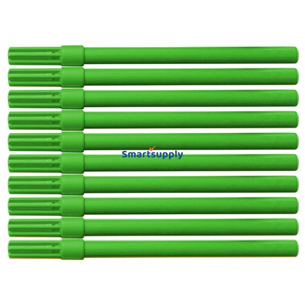 Gr�n fiberpen tuscher 1mm - 10 stk