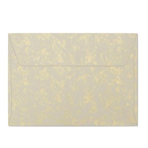 Guld roser metalliserede kuverter 10 stk. 114mm x 162mm