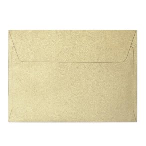 Guld teksturerede kuverter 10 stk. 114mm x 162mm