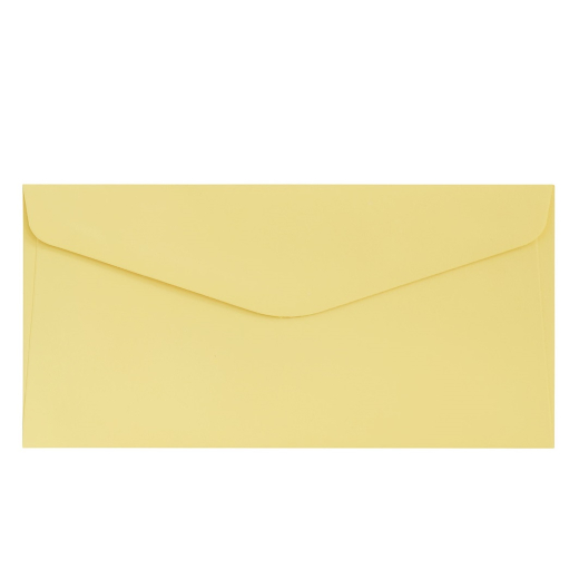Gule kuverter 10 stk. 110mm x 220mm (DL)