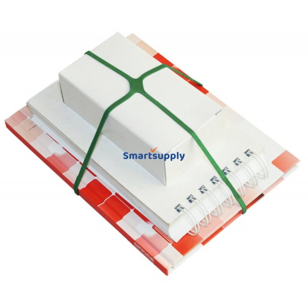 H-b�nd elastikker gr�nne dia. 100mm - 1,5x4mm - 1kg