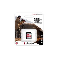 Kingston 256Gb Canvas React Plus Sdxc Uhs-Ii 280R/150W U3 V60 Til Full Hd/4K