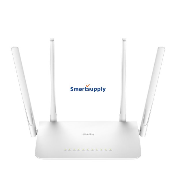 Cudy WR1300 trdls router Gigabit Ethernet Dual-band (2,4 GHz / 5 GHz) Hvid