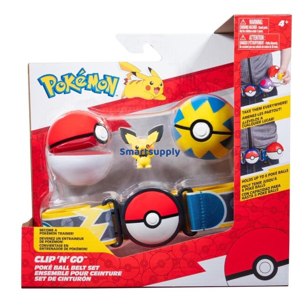 Pokemon W15 Clip 'n' Go Poke Ball Belt Set figur