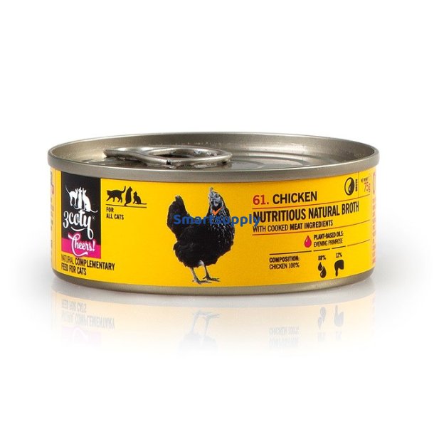 3COTY Chicken Cheers! - vd kattefoder - 75g