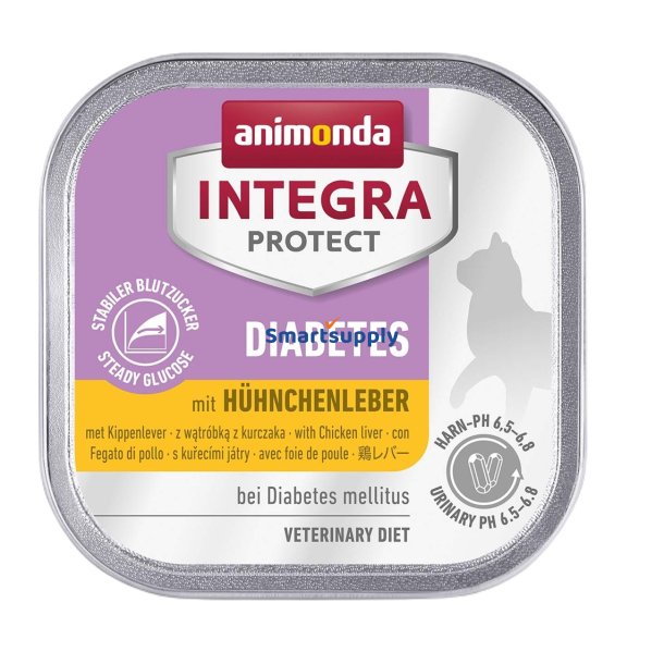 Animonda Integra Protect Diabetes Fjerkrlever - Vdfoder Til Katte - 100G