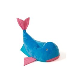 Sako taske pouffe Whale bl-lyserd L 110 x 80 cm