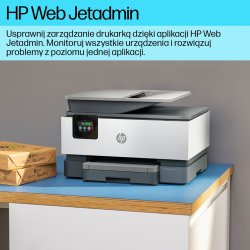 Hp Officejet Pro 9120B Trdls Alt-I-En Farveprinter, Tosidet Udskrivning, Kopimaskine, Scanner