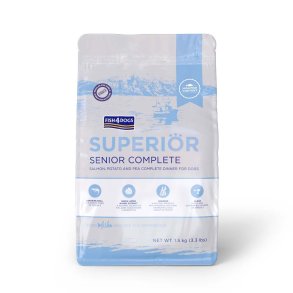 FISH4DOGS Superior Senior S Salmon - trfoder til hunde - 1,5kg