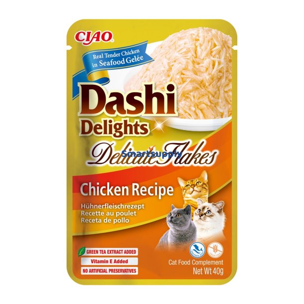 INABA CAT Dashi Delights Delikate flager af kylling - godbid til katte - 40g