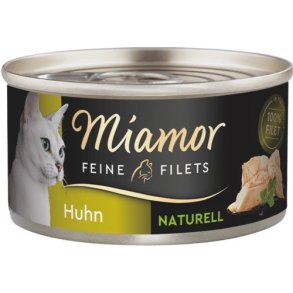 MIAMOR Feine Filets Naturell Chicken - vd kattefoder - 80g