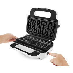 Tefal Snack Xl Sw7011 Sandwichmaskine 850 W Hvid, Rustfrit Stl