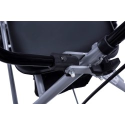 Aluminiumsstativ med fire hjul