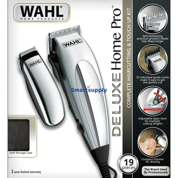Wahl 79305-1316 skg- og hrtrimmer Krom, Slv