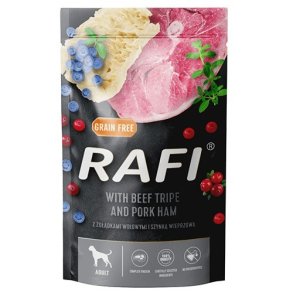 DOLINA NOTECI Rafi Beef tripe with ham - vdfoder til hunde - 500g