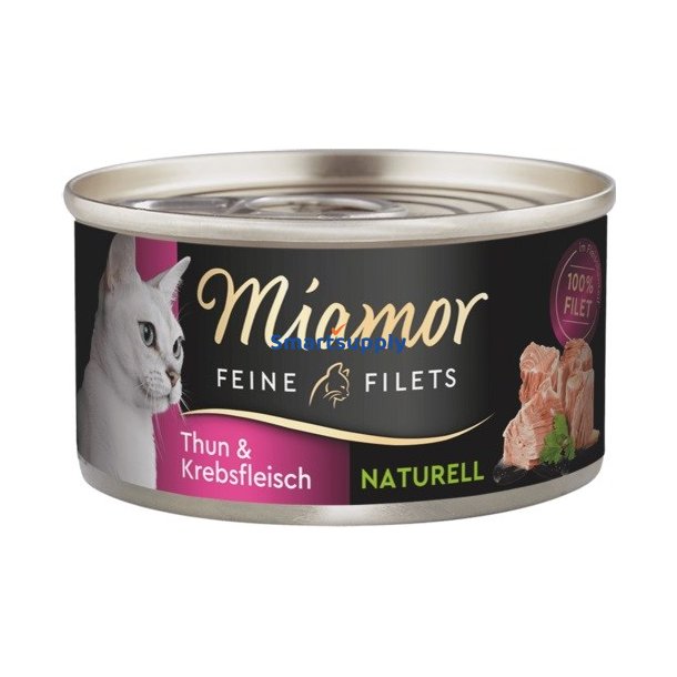 Miamor Feine Filet Naturell Tun Med Krabbe - Vdfoder Til Katte - 80G