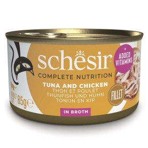 SCHESIR in cooking water Tuna with chicken and rice - vd kattefoder - 85 g