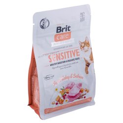 BRIT Care Grain-Free Sensitive Turkey&Salmon - trfoder til kattekillinger - 400 g