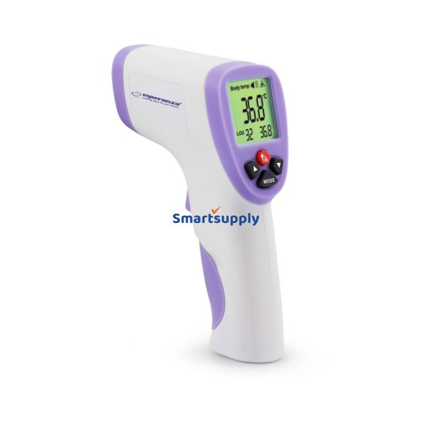Esperanza ECT002 digital kropstermometer Termometer med fjernregistrering Lilla, Hvid re, Pande, Oral, Rektal, Underarm Knapper