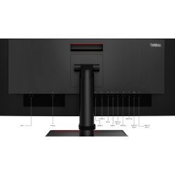 Lenovo Thinkvision P34w-20 Led-Skrm 86,7 cm (34,1") 3440 X 1440 Pixels Wide Quad HD Black