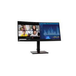 Lenovo Thinkvision P34w-20 Led-Skrm 86,7 cm (34,1") 3440 X 1440 Pixels Wide Quad HD Black