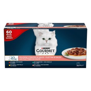 PURINA Gourmet Perle Mix - vdfoder til katte - 60x85 g