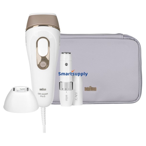 Braun Silk-Expert Pro L5156 Hrfjerningsapparat Hvid, Guld