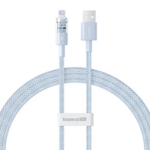 Baseus Gem USB til IP 2.4A hurtigopladningskabel 1 m Bl