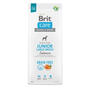 BRIT Care Junior Large Breed Salmon - trfoder til hunde - 12 kg